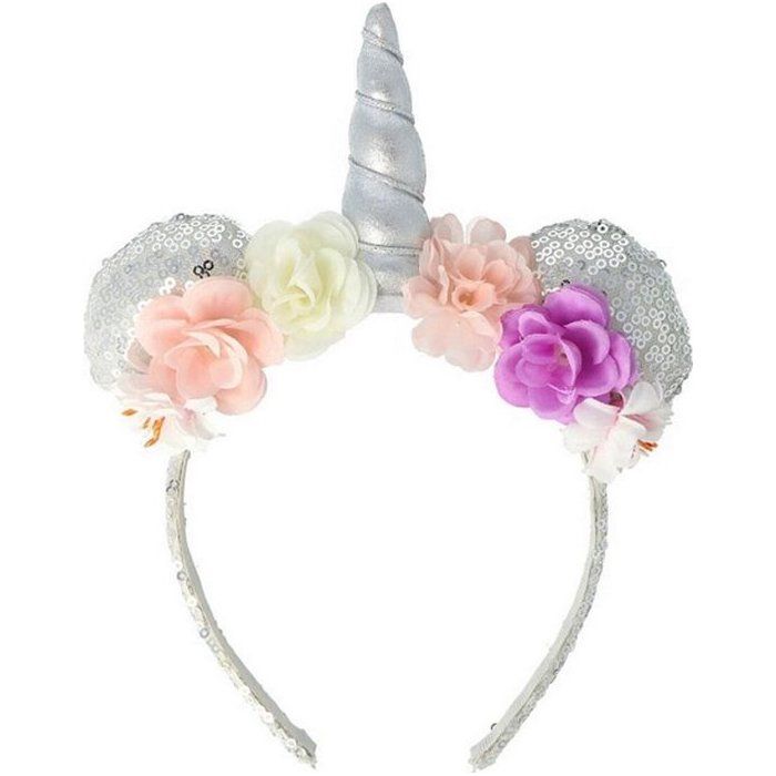 Accessoire Cheveux, Inca, Unisexe Pour Enfant, Fleurs Décoratives, Paillettes, Licorne, Coloré, Taille Unique