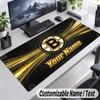 Custom Name Text Mouse Pad Boston Bruins Personalized Desk Pad For Work And Gaming