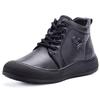 First Layer Cowhide Retro Thick-soled Small Short Boots Winter New Mother Shoes Genuine Leather Boots Women's Leather Boots