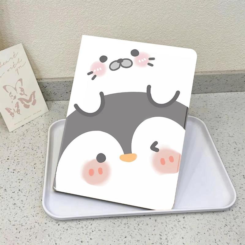 Pencil Case for IPad Air 5th Generation Case 10.2 7th 8th 9th Gen IPad 2017 10.5 Inch Pro 11 2nd 3rd 4th Penguin Seal Headband