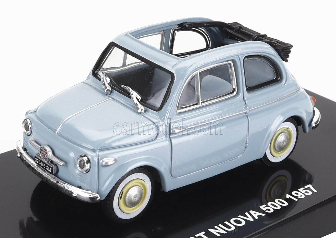 Fiat Nuova 1/43 Scale Model Car NUOVA 500 1957 (Light Blue)