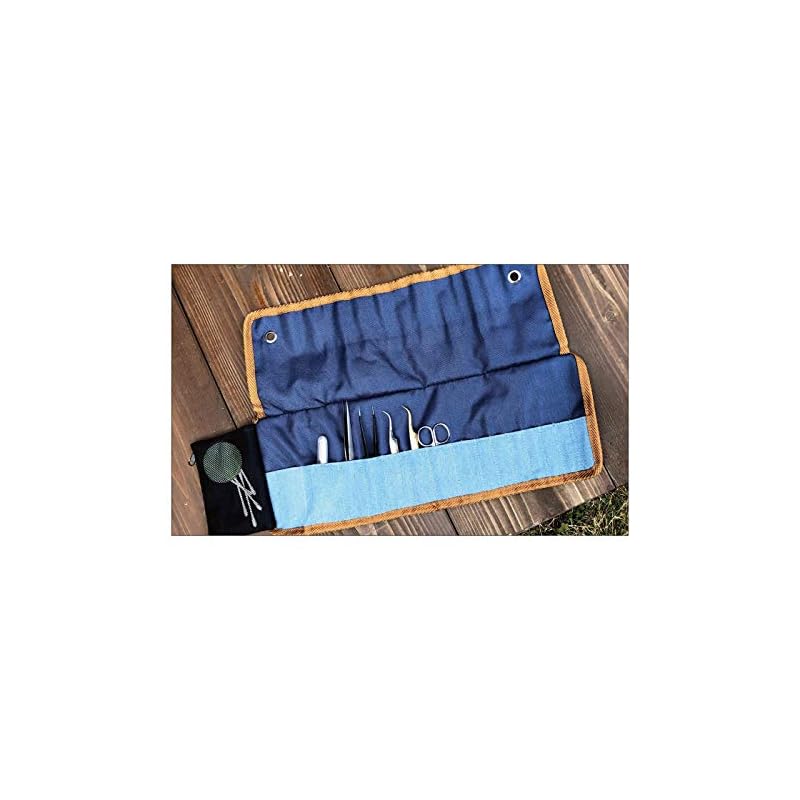 STAR-M Drill Roll Bag Mini Blue 15 Pockets 7001