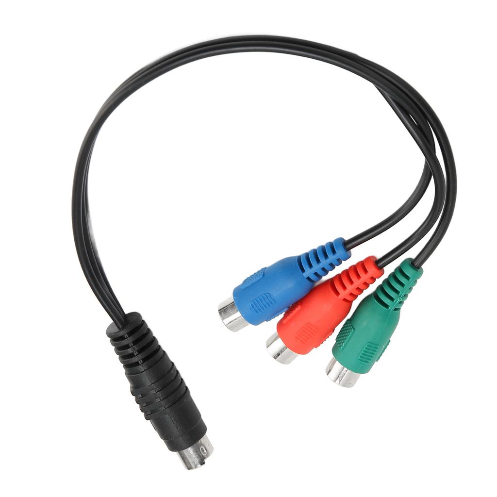 S Video 7 Pin Erkek - 3RCA Dişi Kablo Yüksek Doğruluk 7 Pin - AV Kablosu Ses Adaptör Kablosu 0.9ft