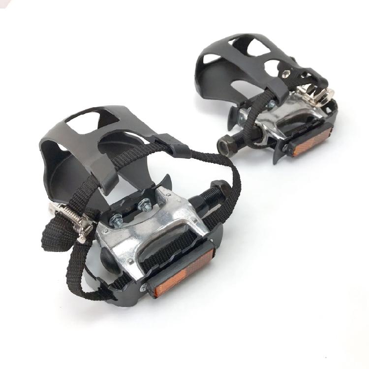High Performances Exercise Bike Pedals 9/16inch British Standard Thread Nonslip Design Commercial Fitness Equipment