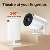 Mini Portable Projector Type C Power Supply Wireless Streaming Auto Adjustment Stereo Sound