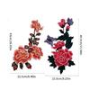 2 Pcs Beautiful Flower Patches Iron on Patches Sewing Patches Floral Patches for Clothing Jeans Backpacks Decorations