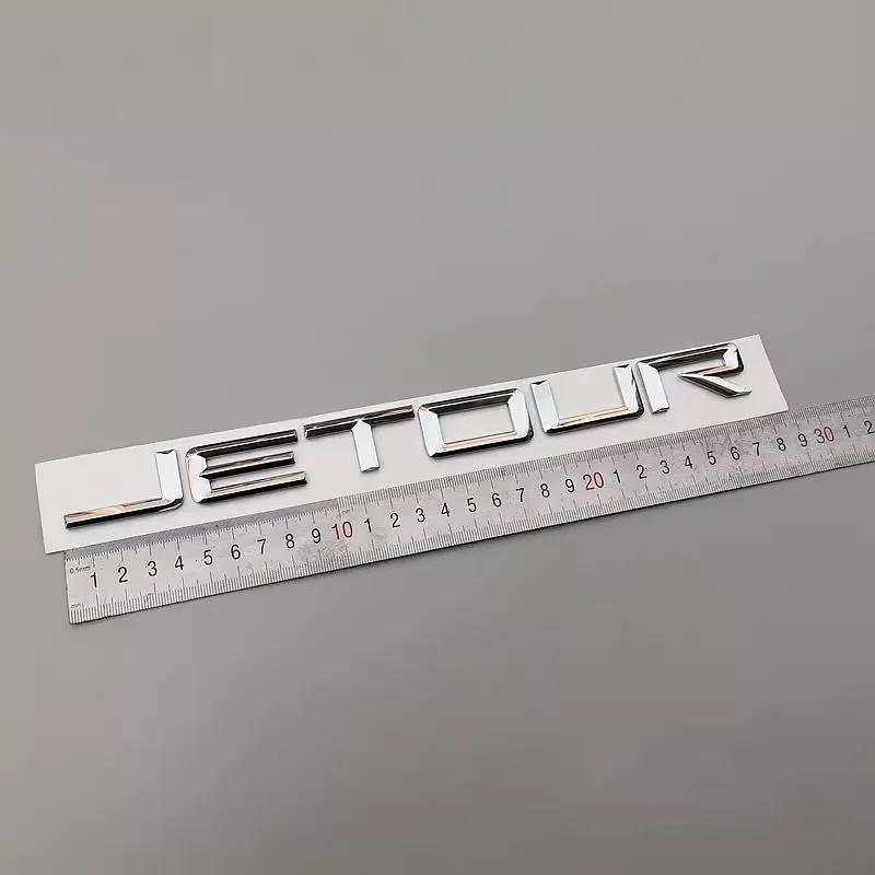 Car Trunk Back Emblem Badge Logo Decal Nameplate Front Sticker For JETOUR X70 Plus Styling