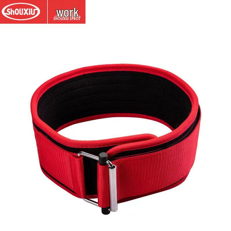 

Weightlifting Lumbar Support Belt with Self-locking Buckle - EVA Protective Gear for Strength Training and Deadlifts M: 80-90cm чёрный