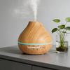 Light Wood Grain Aroma Diffuser - 500ml Automatic Spray, 7-Color Ultrasonic Humidifier