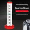 Dual-Sided High Precision Leveling Ruler for Tiling and Positioning