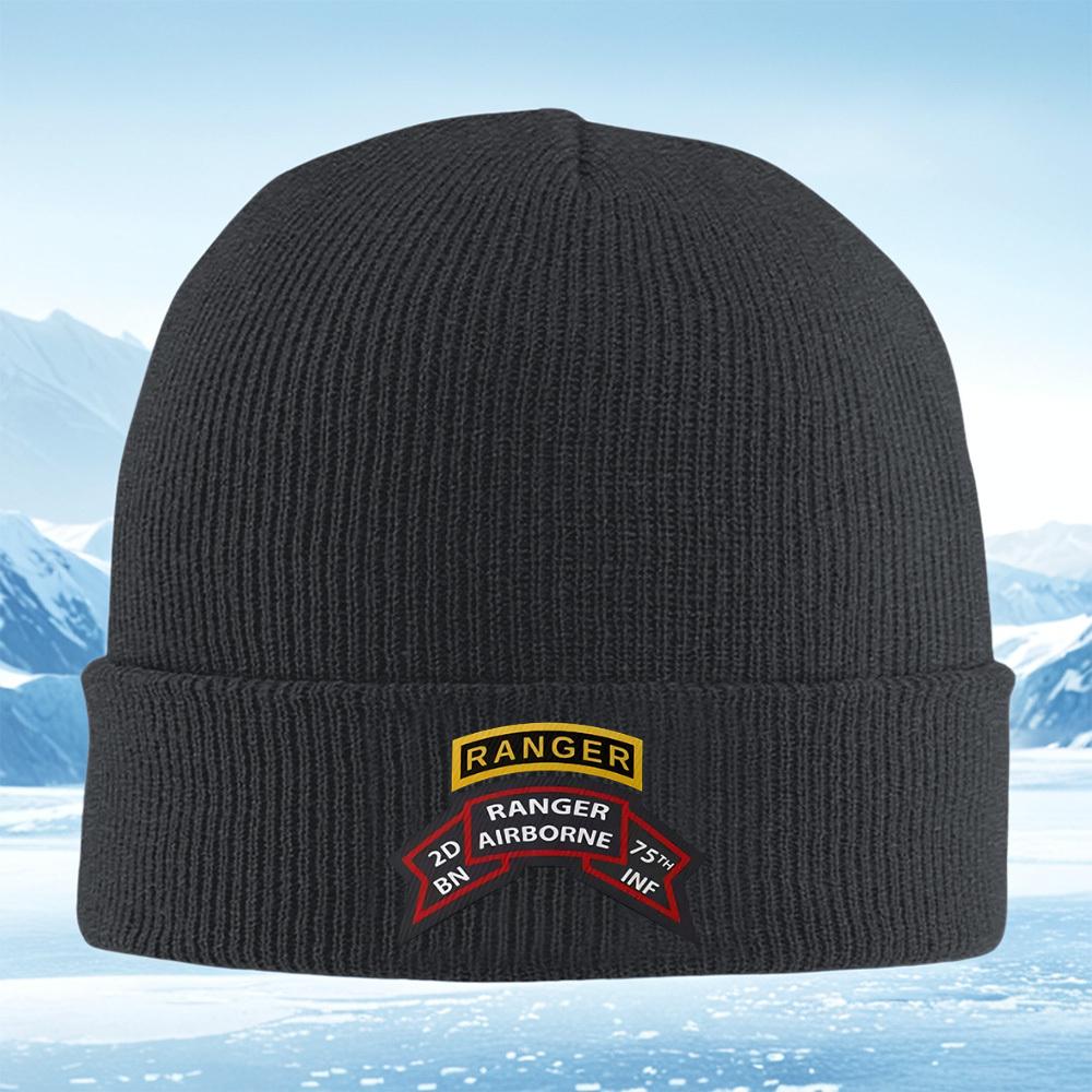 RANGER AIRBORNE INFANTRY BN PATCH Men Women Unisex Knitted Hat Beanie Pullover Cap Winter Thermal Warm Christmas Outdoor Cycling