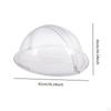 Coperchio Trasparente per Torta Coperchio Espositore Pasticceria Portatile Pratico Cupola Rotonda per Servire Cibo per Hotel