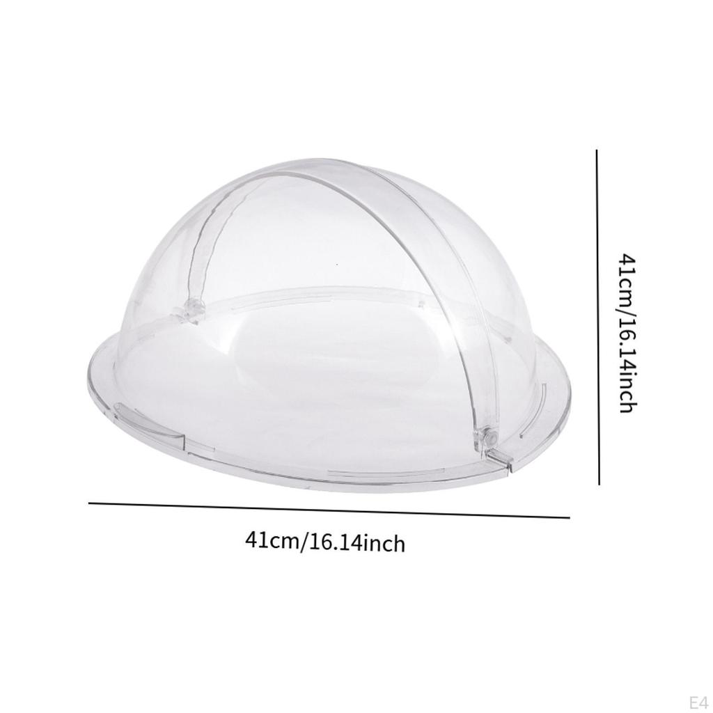 Coperchio Trasparente per Torta Coperchio Espositore Pasticceria Portatile Pratico Cupola Rotonda per Servire Cibo per Hotel