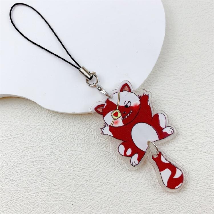 Eye Catching Acrylic Cat Keychain Functional Keyring Phones and Keys Decoration Great for Gifting To Friend and Family