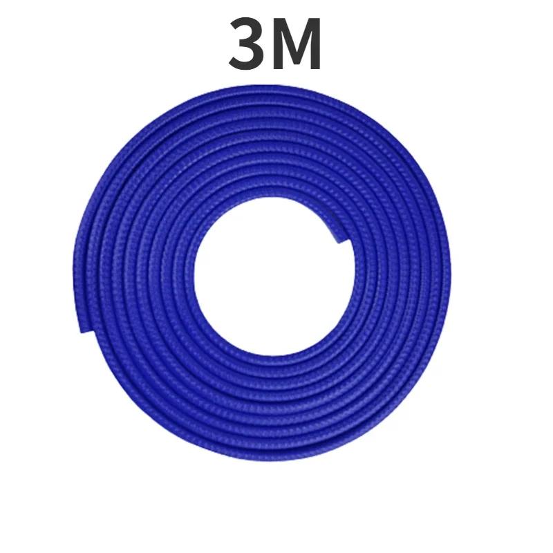 2/3/5M Car Door Anti Collision Strip with Steel Disc Bumper Trim Edge Scratch Protector Strip Sealing Guard Styling Car Decor