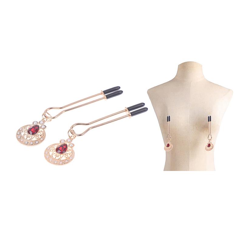 1 Pereche Metal Clipse pentru Sâni și Mameloane Clips pentru Clitoris Feminin Bijuterii Body Piercing Sex