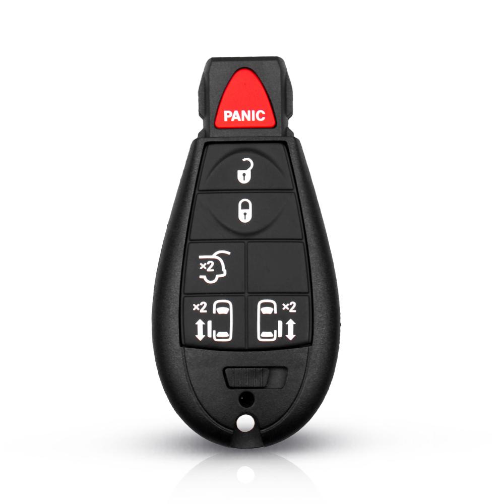 KEYYOU 3/4/5/6/7 Buttons Car Remote Key Shell Fob Case For Jeep Grand Cherokee Chrysler 300 Town & Country Dodge Charger Journey
