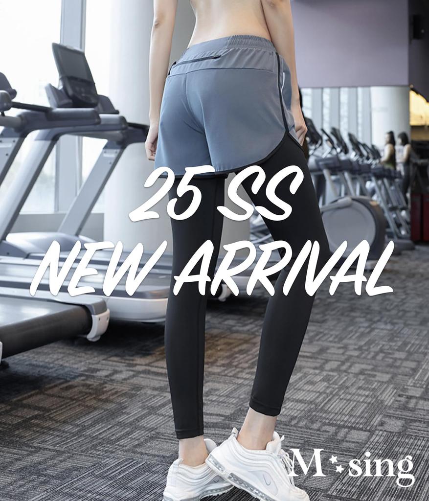 Leggings with Docking Sports Running and Plus Sizes Yoga Faux Easy To Move Black M-Sing Women's Shorts, Pants, Pants, Spring, Summer, Autumn,