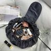 Women Drawstring Cosmetic Bag Travel Storage Makeup Bag Portable Waterproof Toiletry Case