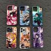 Demon Slayer Tanjiro Silver Protective Case for iPhone 13, 14, 15 Pro, and 16 Pro