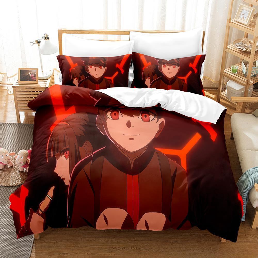 Akudama Drive Bedding Set Single Twin Full Queen King Size Bed Set Adult Kid Bedroom Duvet cover Sets 3D Anime Bed Sheet Set