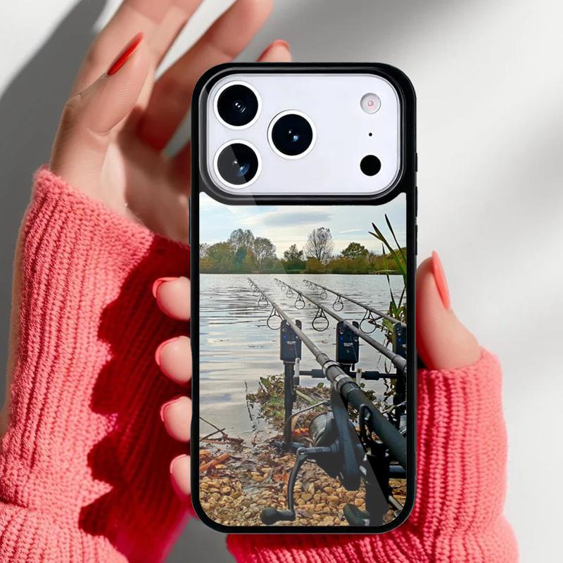 CARP FISHING RODS Phone Case for iPhone 17 16 15 14 13 Pro Max Back Cover for 12 11 Pro Coque