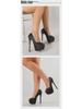 Stylish Stiletto Pearl Platform Sandals – Sexy High Heel Waterproof Shoes for Women