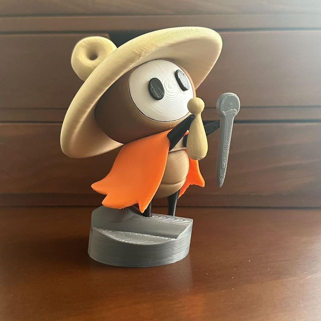Hollow Knight Sheo 3D Printed Figure, Handmade Resin Anime Collectible Statue, Gaming Desk Decoration Gift for Fans