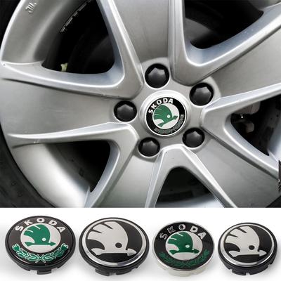 AAABW1 4Pcs 56/65mm Car Wheel Hub Cap Stem Cover Auto Accessories For Afriq Kamiq Fabia Octavia Scala Kodiaq Karoq VRS VII Yeti