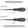 Șurubelniță electrician multifuncțională Creion AC Test de inducție fără contact Pen Tester de tensiune Detector de tensiune