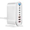600W 8 Port Fast Charging Adapter with LED Display Desktop Fast Charging Station Adapter for Laptop Phone Tablet