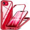 Case For iPhone 16E 2025 16 15 14 11 12 13 Pro Max Plus XS XR 8 Plus 360 Full Shockproof Silicone Screen Protection Phone Cover