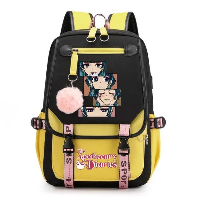 The Apothecary Diaries Backpack Fashion Women Casual RucksackAnime Maomao School Bags Teenager Outdoor Travel Daypack Mochila