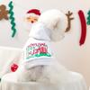 Pet Dog Cat Hoodie Christmas Elf Style Warm Winter Clothes Small Breeds XS To XL