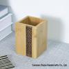 Black Walnut Pen Holder - Desktop Stationery Organizer, Creative Student Gift, Customizable with Logo