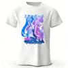 Summer New Hatsune Miku Printed Pure Cotton Tshirt Menswomens Daily Fashion Casual Comfortable Plussize Short Sleeves