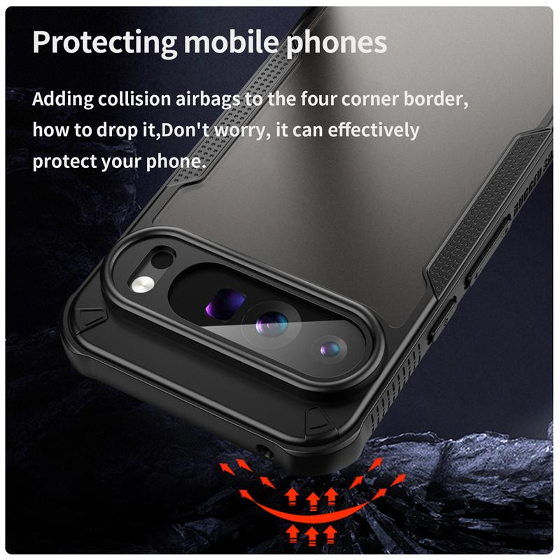 Hybrid robust beskyttelsesdeksel for Google Pixel 9 Pro XL 8 Pro 9A 8A deksel støtsikkert Coque Fundas Capa