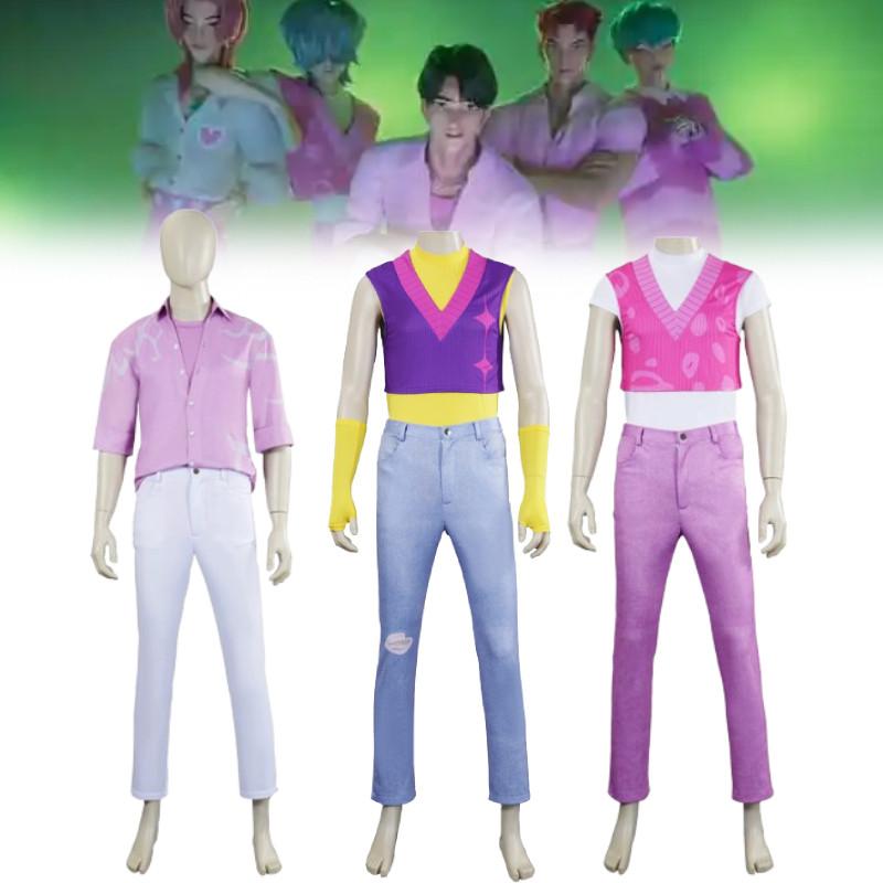 Hunters Kpop Demon Saja Boys Cosplay Costume Halloween Party Performance Stage