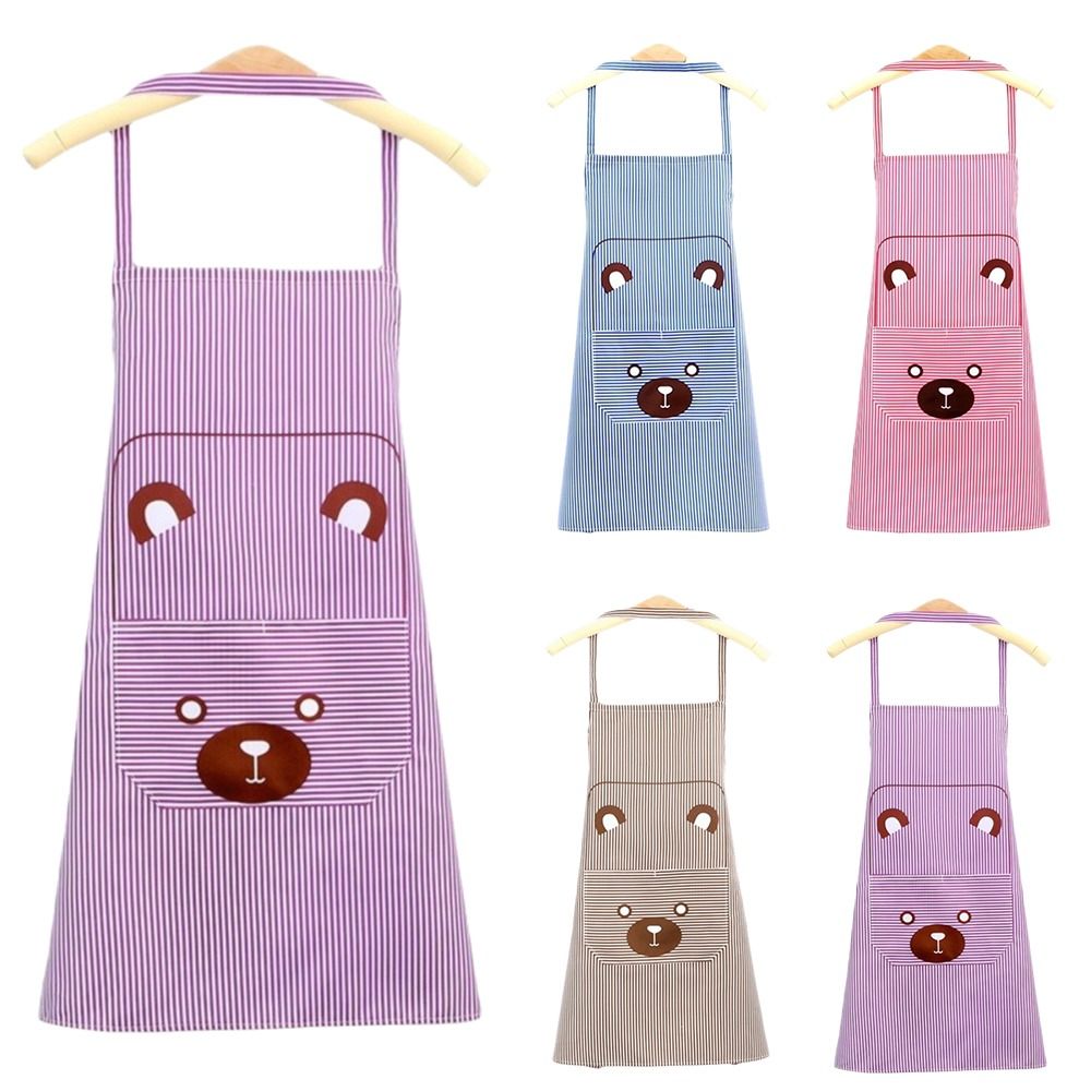 Waterproof Kitchen Cooking Apron Oil-proof Oxford Cloth Hand-wiping Apron Breathable Sleeveless Apron for Catering and Baking