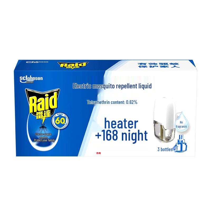 RAID Unscented Electric Mosquito Liquid Repellent