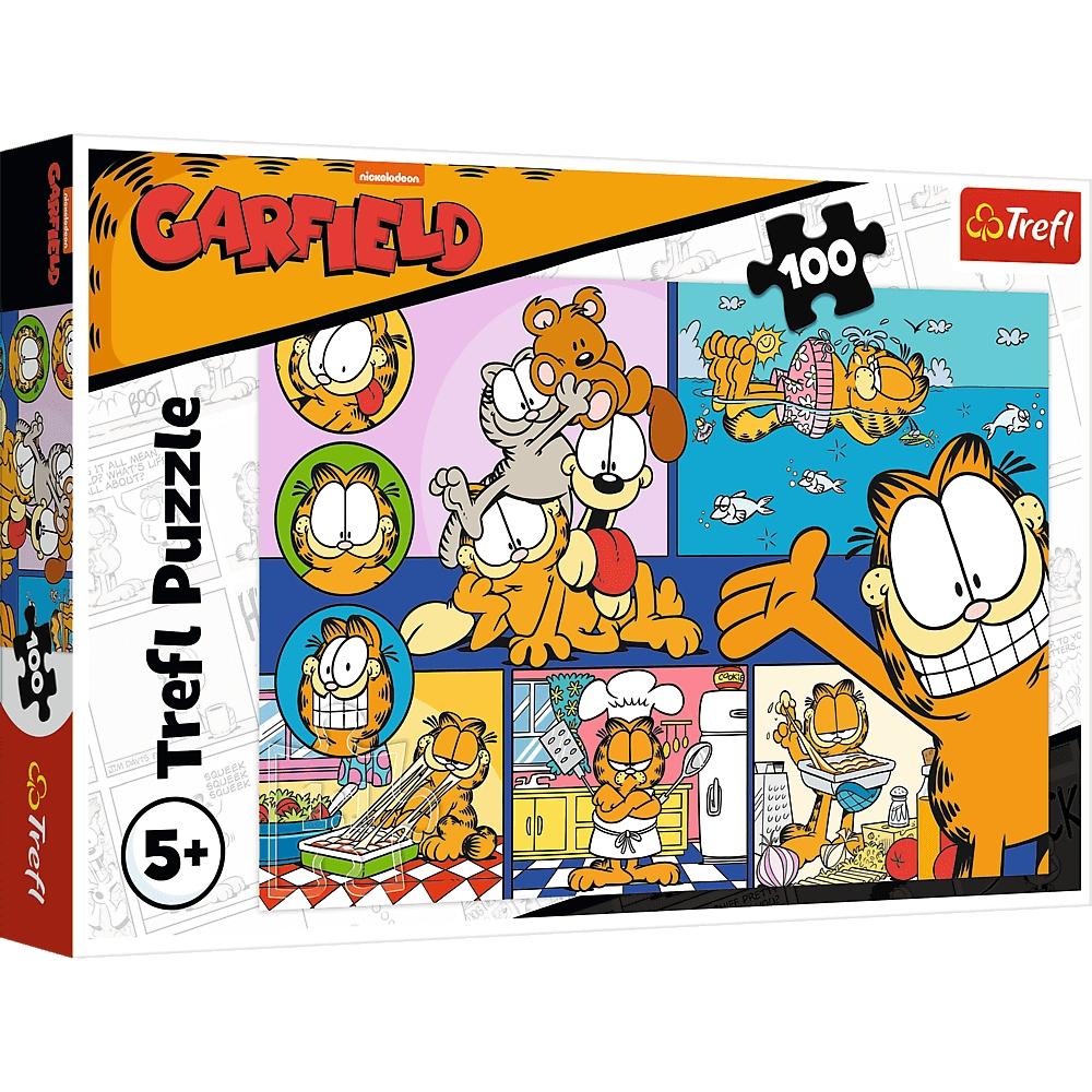 PUZZLE 100 LENIWY GARFIELD 16521