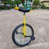 Height-Adjustable Single Wheel Unicycle with Steel Rim and Pedals