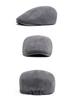Men's Retro Suede Beret: Autumn/Winter Elastic Duckbill Painter Hat