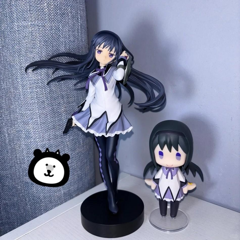 Anime Puella Magi Madoka Magica Figur 17cm Akemi Homura Action Figur Pvc Modell Kawaii Dekoration Puppe Kinderspielzeug Weihnachtsgeschenk