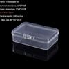 Mini Transparente Kunststoff-Aufbewahrungsbox - Tragbarer Kleinteile-Organizer