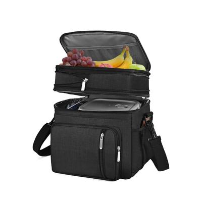 Kühltasche für Outdoor-Picknicks mit großer Kapazität, mit doppelwandiger EVA-Isolierung für Lebensmittelfrische, wasserdichtem Oxford-Gewebe und verstellbaren Schultergurten