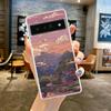 INS Korean Sunset Scenery Phone Case For Google Pixel 8 7 6 Pro Soft Shell For Pixel 6A 5 4 5A 4A 3A XL 5G Silicone Clear Cover
