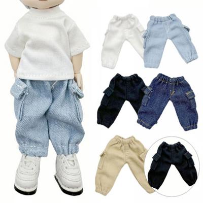 DIY Doll Jeans Pants For 1/11 OB11 Dolls For YMY 1/12 Bjd/GSC Dolls/for Obitsu 11 Dolls