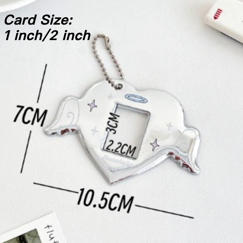 

Angel Silver Envelope Photo Album Cartoon 3inch Mini Photocard Album for Kpop Idol Anime Card Display Polaroid Card Holder 2025