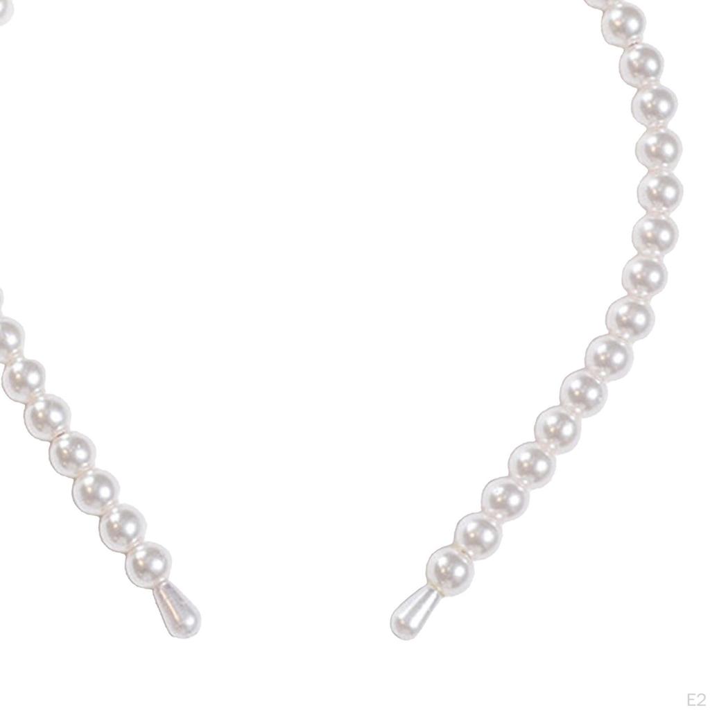 Fashion Women Ladies Girls Faux Pearl Headband Hairband Hair Hoop Accessories
